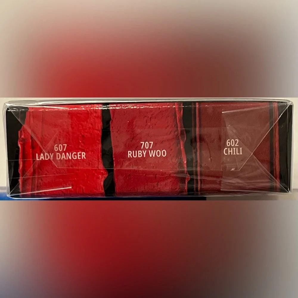 M•A•C Departure Travel Exclusive Dangerous Reds Lipstick Trio💋 - Picture 3 of 4